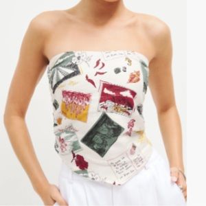 Reformation linen top